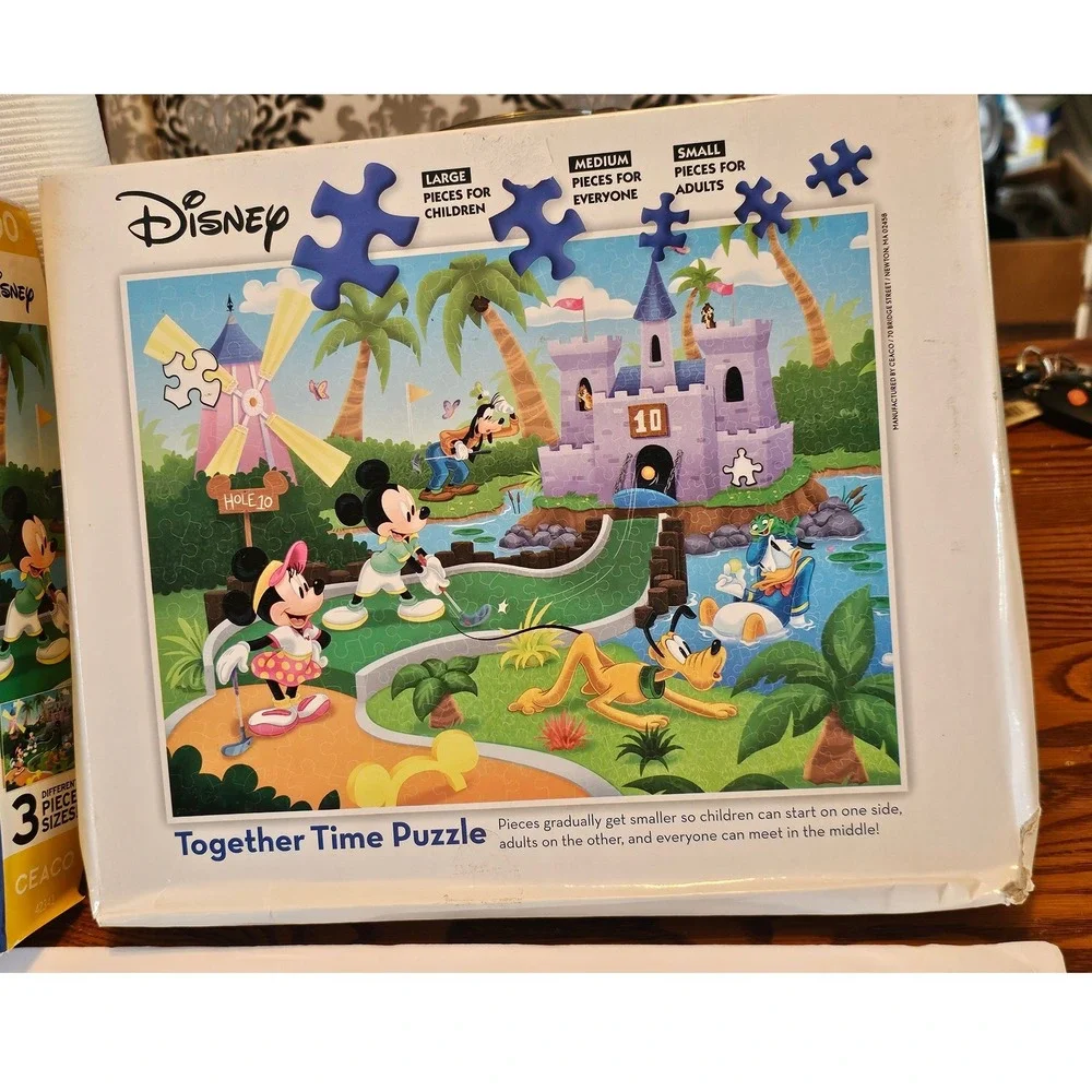 Disney Mickey Mouse Together Time‎ 400 Piece Family Jigsaw Puzzle Ceaco 42343